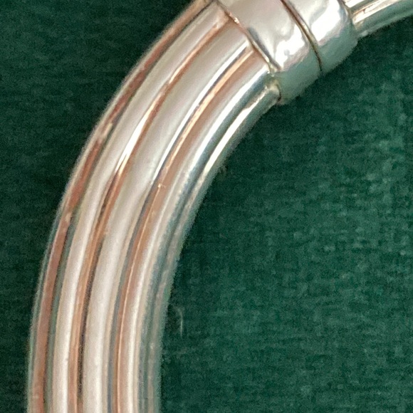 Sterling Silver Bracelet- large, Italy - Picture 6 of 6